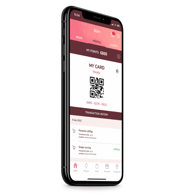 App profile screenshot